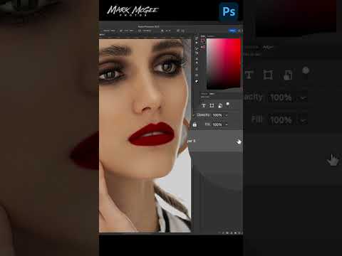 How to Add ANY COLOR LIPSTICK to a Portrait in Photoshop!