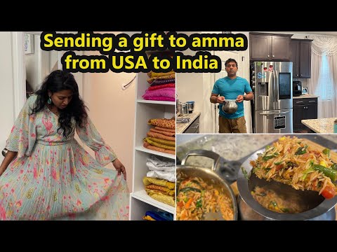 அமெரிக்காவில் இருந்து அம்மாக்கு cute அனுப்பியாச்சி~Shopping at my friends house~Family Traveler VLOG