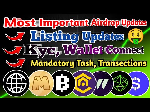 ✅ Important Airdrop Updates/Connect Wallet/Mandatory Task/Listing Updates/Important Transection