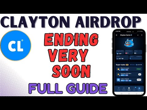 CLAYTON AIRDROP #airdrop #clayton #listing