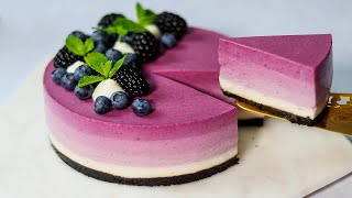 No bake blueberry cheesecake