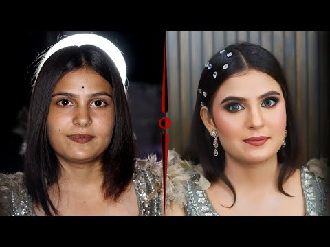 HD Real Engagement Makeup Tutorial For Beginners | HD Indian Roka Bride Makeup Tutorial ( Hindi )