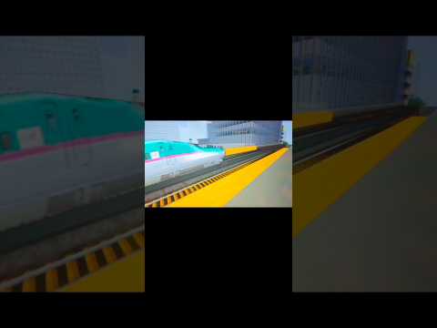 Shinkansen Hayabusa in Minecraft Life in Tokyo [Capcut Animation Testing]