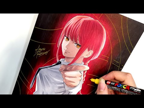 Drawing MAKIMA Chainsaw Man