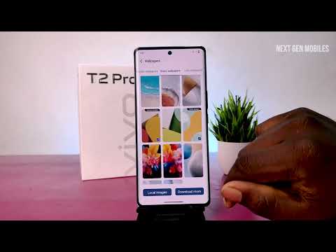 How To Change Wallpaper on Vivo T2 Pro in English - Set Up Wallpaper