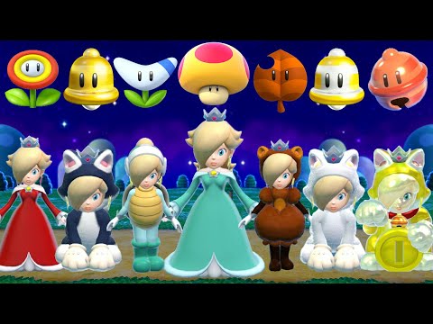 Super Mario 3D World (Switch) - All Rosalina Power-Ups