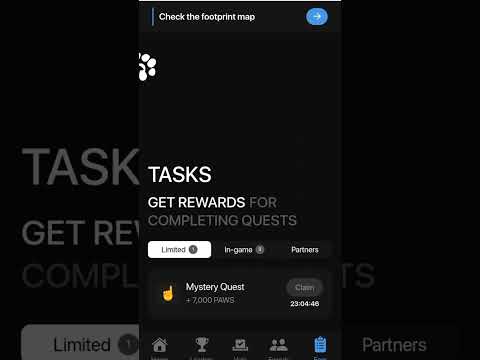 PAWS New Task / PAWS New Task Complete And Earn 7000 Token / Complete Method ✅💯