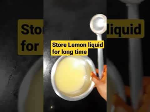 store lemon juice for long time #shorts #vasanthatelugukitchen #lemonliquid