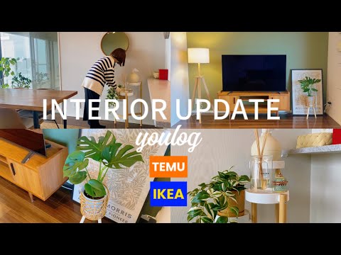 #09｜リビングルームのインテリアをアップデート｜ IKEA & TEMUインテリア購入品｜30代主婦のvlog ｜ Daily life vlog