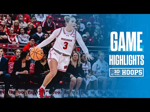 Rutgers at Wisconsin | Highlights | Big Ten Women's Basketball | 12/08/2024