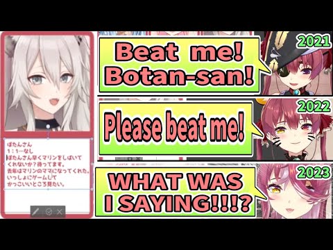 Marine Cannot Believe What She Used to Say [ENG SUB] Hololive Shishiro Botan