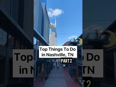 For more ideas on what to do, see & eat in Nashville, watch our travel guide Vlog! #nashville