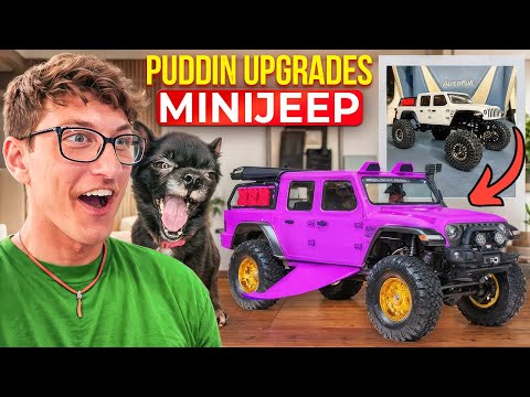 PUDDIN UPGRADED HER MINI JEEP!!