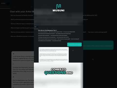 Unlock Copyright Secrets  AI as Your Music Manager! #musicstreaming #yourmusic #musicindustry