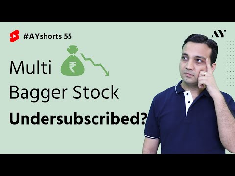 Multi Bagger Stock Undersubscribed | #AYshorts 55