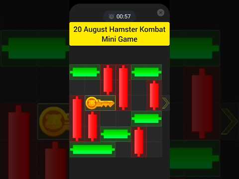 Hamster Kombat Mini Game 20 August #hamsterkombat #minigame