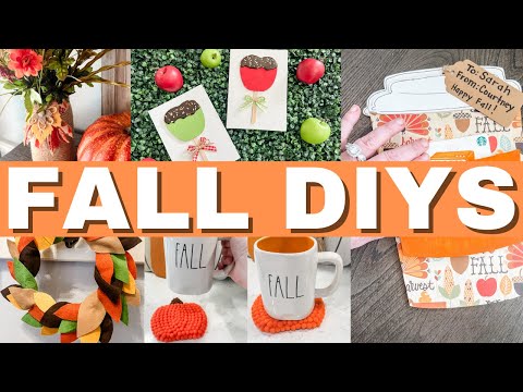 🍁UNIQUE Fall DIYs & Crafts to Make Your Home Cozy and Inviting  I  Fall Dollar Tree DIYS