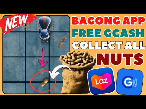 NUTS HEIST=NEW PAYING APP | LIBRENG GCASH+LAZADA | MAG IPON NG PEANUTS#makemoneyonline