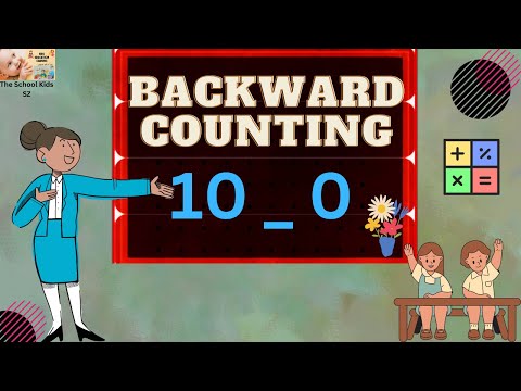 Backward Counting From 10-0/ Counting Backwards/ Counting Back From 10/ Kindergarten / Kids