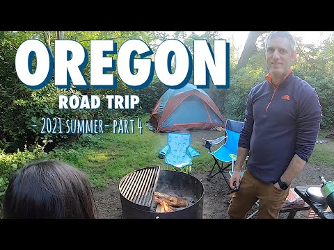 OREGON ROAD TRIP Part 4 - Camping in Beautiful Oregon Coast - のんきにキャンプしてたらハプニング発生‼︎ (#162)