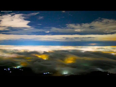 阿里山即時影像-太平雲梯-精選-縮時 | Night View Timelapse in Alishan, Taiwan