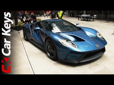 Onlookers guess what brand the 2016 Ford GT supercar is