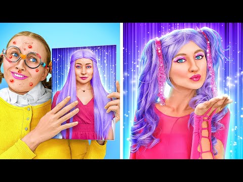 Must-Have MAKEOVER HACKS from TikTok! CRAZY Girly Struggles by La La Life Emoji