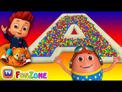 The ABC Song | Ball Pit Fun Show for Kids to Learn ALPHABETS | ChuChu TV Funzone 3D for Children