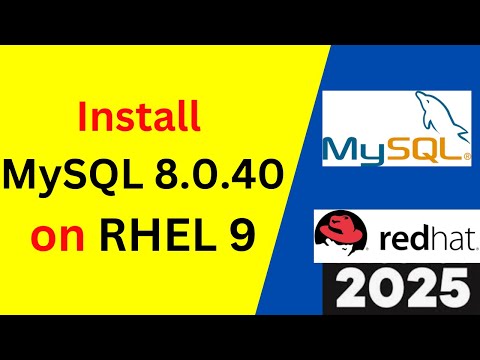 Master MySQL 8.0.40 on RHEL 9: Step-by-Step Installation & Configuration Guide! | 2025