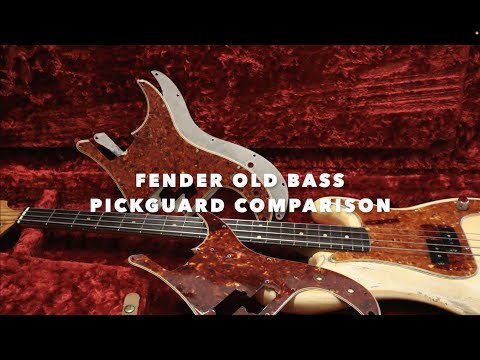 FENDER OLD BASS PICKGUARD COMPARISON