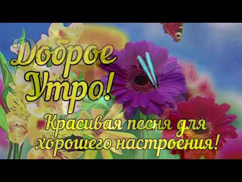 С Добрым Утром! Красивая песня! Красивое пожелание доброго утра! Музыкальная видео открытка!