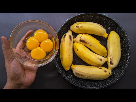 Just Add Eggs With Bananas Its So Delicious/ Simple Breakfast Recipe/ Healthy Cheap & Tasty Snacks