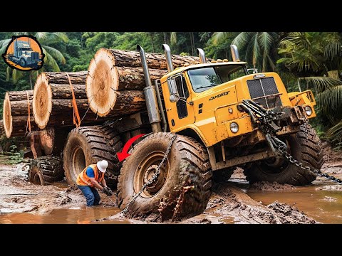 Dangerous Terrain and Dramatic Rescues - Stubborn Idiots Who Drive Heavy Machinery #60