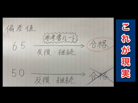 【逆転合格の現実】参考書にこだわる受験生は危機感を持った方が良い