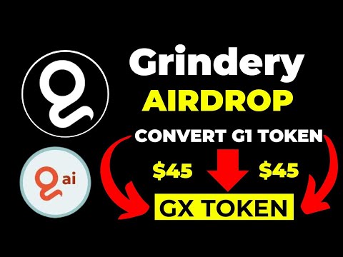 Grindery Airdrop || GX Token Conversion || How To Convert Your G1 Token To GX Token #grinderyai