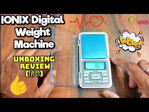 IONIX Digital Weight Machine unboxing review | Electronic weight machine | Mini Pocket Weight Scale