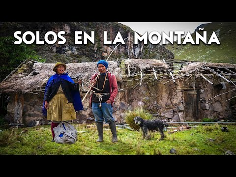 Una Pareja en las Montañas Gélidas de los Andes: Sobreviviendo en las Montañas  | VIDA TRADICIONAL