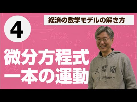 動学モデル：微分方程式一本の場合——松尾匡の入門講義「経済の数学モデルの解き方」第4回