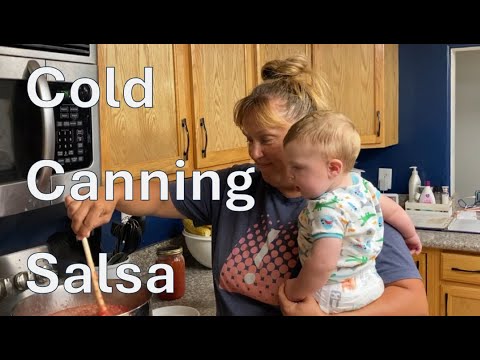 Ultimate Prepper:  Harvest Time and Cold Canning the Salsa