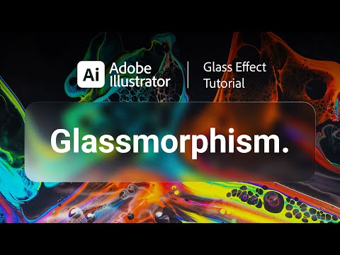 Glassmorphism Illustrator Tutorial (Glass Effect) | Beginner Adobe Illustrator Tutorial