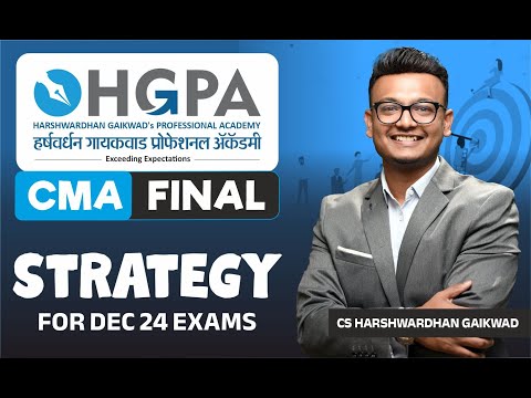 CMA  FINAL DEC 24 STRATEGY | EXAM PLAN | DEC 24 | ICMAI | RESULTS | WHAT TO DO ?| GAME PLAN | AIR