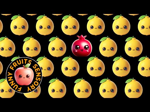 🍋‍🍏BABY SENSORY DANCING FRUITS 🍉🍇 Sensory Video with Dance Music #BabySensory #highcontrast #babies