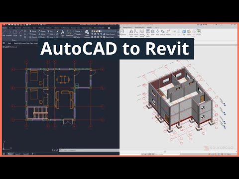 How to import DWG files in Revit and create a floor plan with it