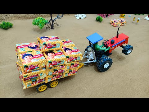 diy mini tractor dangerous stuck in mud with plough machine | Creative Science Project@Acrofter1