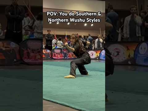 POV: You Do Northern & Southern Wushu Kung Fu Styles… What style do you do? #kungfu #wushu #shorts