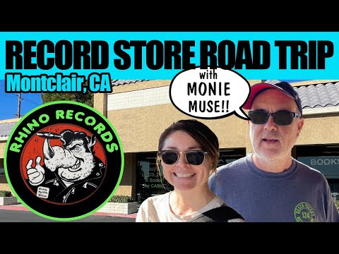 Record Shopping with @MonieMuse at Rhino Records Montclair, CA // vinyl community // record store