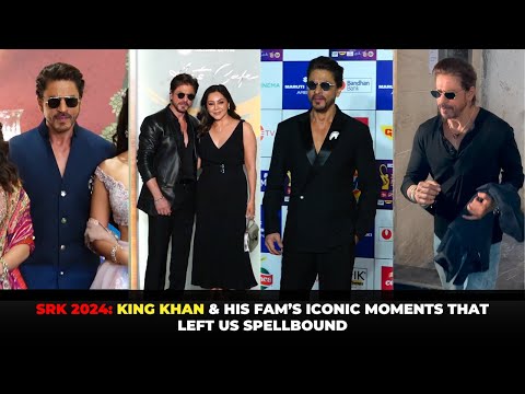 SRK 2024  King Khan & His Fam’s Iconic Moments That Left Us Spellbound