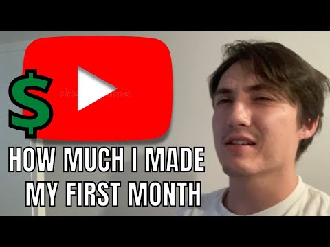 How Much I Made In My First Month Of Youtube Monetization