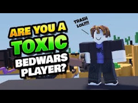 I trolled as a toxic player W/ my friend (Roblox Bedwars)