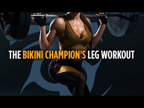 The Bikini Champion's Leg Workout